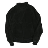 NEIL MARTIN Mens Black Faux Leather Zip Jacket XL Suede Effect Relaxed Fit