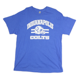 GILDAN Mens Blue Indianapolis Colts T-Shirt XL Short Sleeve Crew Neck Sports