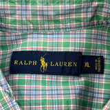 Ralph Lauren Checked Shirt - XL Blue Cotton
