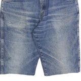 WRANGLER Mens Denim Blue Casual Shorts L W36 Classic Cotton Comfortable