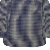 TOMMY HILFIGER Mens Blue Beige Check Shirt XL Button-Down Collar Long Sleeve