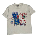 Atlanta Braves Screen Stars Mlb T-Shirt - XL Cream Cotton Blend