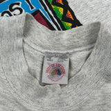 I Survived '95 Fruit Of The Loom Graphic T-Shirt - Large Grey Cotton