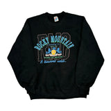 Vintage Made In USA Jerzees Sweatshirt - Large Black Cotton Blend