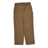 Carhartt Double Knee Carpenter Pants - 32W 32L Brown Cotton