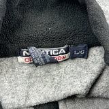 Nautica 1/4 Zip - Large Grey Polyester