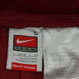 Nikefit Therma Nike Track Pants - Small Red Polyester