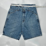 Lee Denim Shorts - 32W 9L Blue Denim