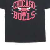 ULTRA GAME Mens Black Chicago Bulls Graphic T-Shirt L Short Sleeve Crew Neck