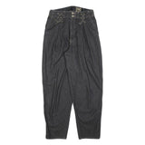 CLASSIC BLUES Womens Relaxed Fit Denim Jeans W26 L28 Floral Waistband Cotton