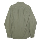 CALVIN KLEIN JEANS Mens Green Casual Shirt M Cotton Button Long Sleeve Chest