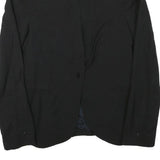 ZARA Womens Black Tailored Jacket M Polyester Blend Button Closure Plain