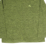 IDENTIC Mens Green Jacket XL Polyester Blend Plain Zip Casual Lightweight