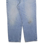 CARHARTT Mens Relaxed Cotton Blend Denim Light Blue Jeans W40 L30 Workwear Zip