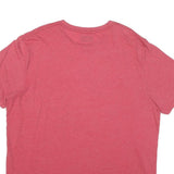 LEVI'S Mens Red T-Shirt XL Short Sleeve Crew Neck Pocket Casual Cotton Blend