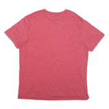 LEVI'S Mens Red T-Shirt XL Short Sleeve Crew Neck Pocket Casual Cotton Blend