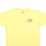 HANES Mens Yellow Feinberg Foot Clinic Graphic T-Shirt XL Short Sleeve Crew Neck