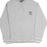 CHAPS RALPH LAUREN Mens Grey Hoodie L Cotton Pullover Sweatshirt Casual
