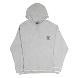 CHAPS RALPH LAUREN Mens Grey Hoodie L Cotton Pullover Sweatshirt Casual