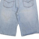 IKO Mens Denim Blue Casual Shorts M W32 Cotton Blend Classic Fashion