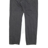LEVI'S Womens Regular Fit Straight Black Denim W31 L29 Zip Cotton Blend Jeans