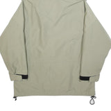 BERGHAUS Womens Beige & Navy Outdoor Jacket L Polyester Woven Zip Plain Hooded