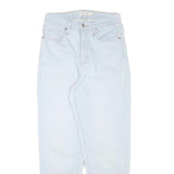 LEVI'S Womens Relaxed Jeans Blue Denim Light W26 L27 Classic Cotton Blend Zip