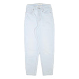 LEVI'S Womens Relaxed Jeans Blue Denim Light W26 L27 Classic Cotton Blend Zip