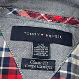 Tommy Hilfiger Checked Shirt - Large Green Cotton