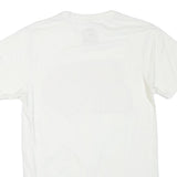 STARTER Mens White & Yellow Graphic Short Sleeve Crew Neck S T-Shirt