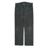 Levis 501 Jeans - 36W 33L Black Cotton