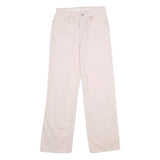 S.O.N.G. Womens Relaxed Beige Jeans Denim W29 L32 Cotton Zip Casual Comfort