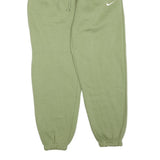 NIKE Womens Joggers Green XS W26 L30 Cotton Blend Slim Tapered Fit Drawstring