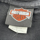 Gold Rush Harley Davidson Graphic T-Shirt - Medium Black Cotton