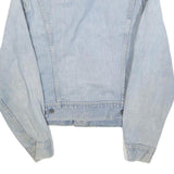 LEE Womens Blue Denim Cotton Button Jacket S Classic Casual Lightweight