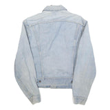 LEE Womens Blue Denim Cotton Button Jacket S Classic Casual Lightweight