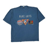 Blue Jays Waves Graphic T-Shirt - 2XL Blue Cotton
