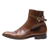 SANTOS Ankle Boots Brown Leather Mens UK 8