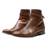 SANTOS Ankle Boots Brown Leather Mens UK 8