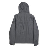 LEVI'S Mens Grey Hooded Jacket S Polyester Blend Zip Pocket Casual