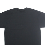 PORT COMPANY Mens Black Manchester Spartans University Graphic T-Shirt XL Short