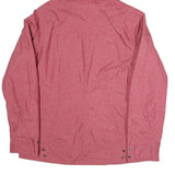 JACK WOLFSKIN Womens Red Jacket UK 12 Polyester Blend Outdoor Zip Hooded