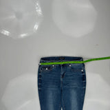 True Religion Skinny Jeans - 30W US 6 Blue Cotton Blend