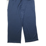 REEBOK Mens Joggers Navy Blue & Grey L W32 L30 Polyester Blend Comfortable Fit