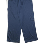 REEBOK Mens Joggers Navy Blue & Grey L W32 L30 Polyester Blend Comfortable Fit