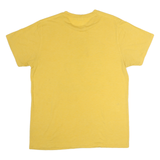 HOMAGE Mens Yellow Doc Ellis Graphic T-Shirt L Short Sleeve Crew Neck Retro