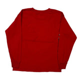 Age 10 Oakley Long Sleeve T-Shirt - Medium Red Cotton
