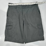 Dickies Cargo Shorts - 34W 10L Grey Cotton Blend