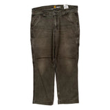 Carhartt Carpenter Trousers - 34W 31L Brown Cotton