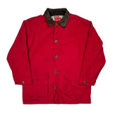 Marlboro Checked Jacket - XL Red Cotton